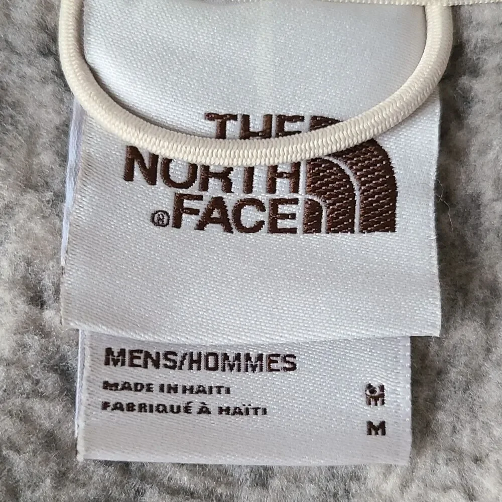 The North Face Men's M Quarter Zip Sweater Fleece Pullover Gray Active Wealth